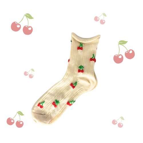 Cherry Socks (4 Cute Design)