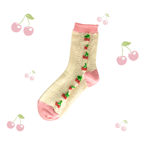 Cherry Socks (4 Cute Design)