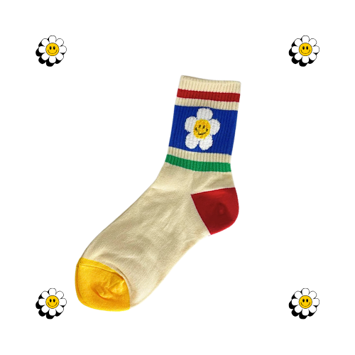 Colorful Flower Sock