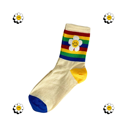 Colorful Flower Sock