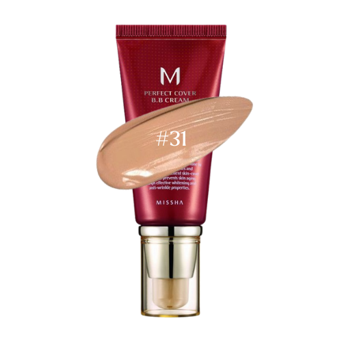 Missha - Perfect Covering BB Cream SPF 42/PA+++ (50ml) No. 25 Warm Beige
