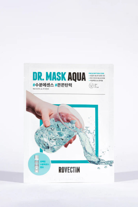 Rovectin - Skin Essentials Dr. Mask Sheet Mask (Cica, Aqua) Korean Sheet Mask AIGOO