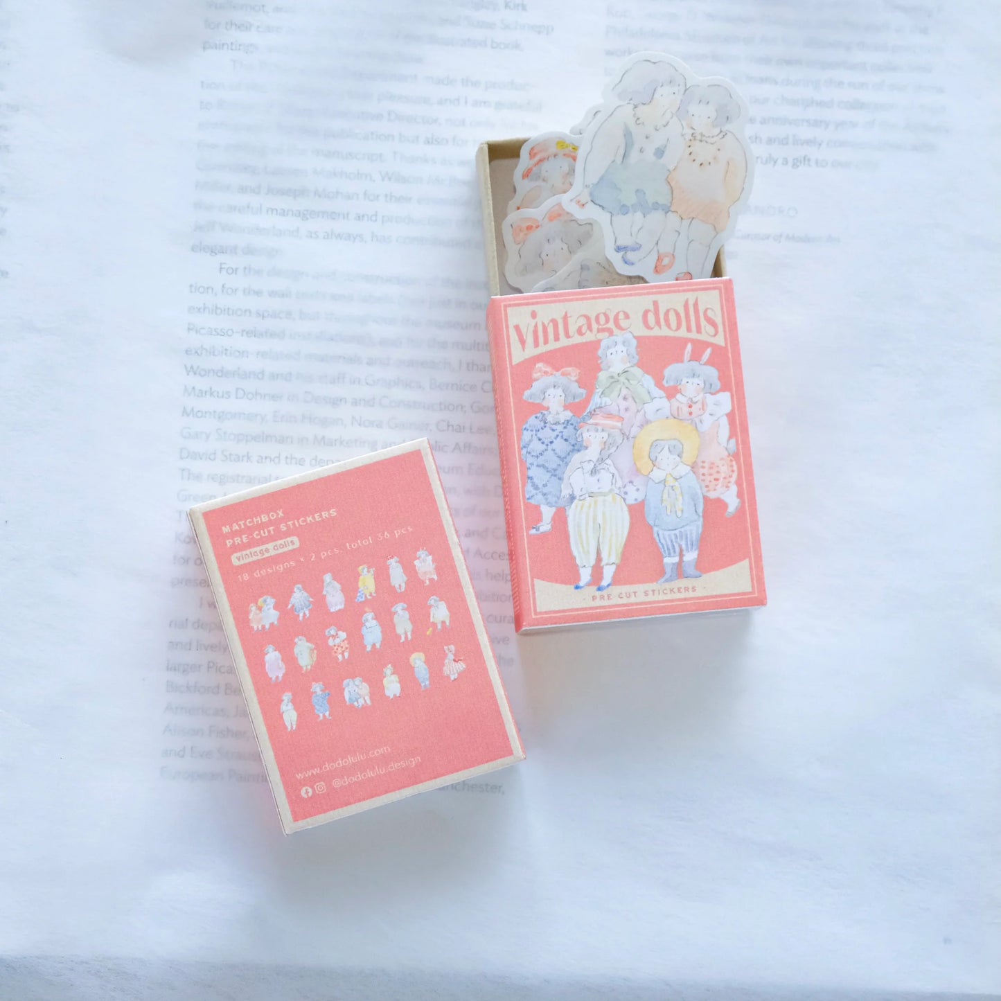 Matchbox 08 - Vintage Dolls - Flake Stickers