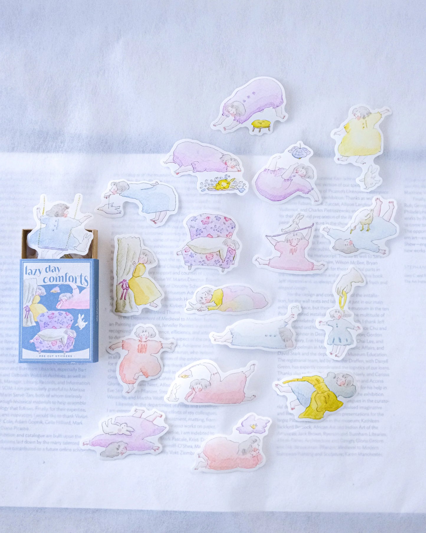 Matchbox 09 - Lazy Day Comforts - Flake Stickers