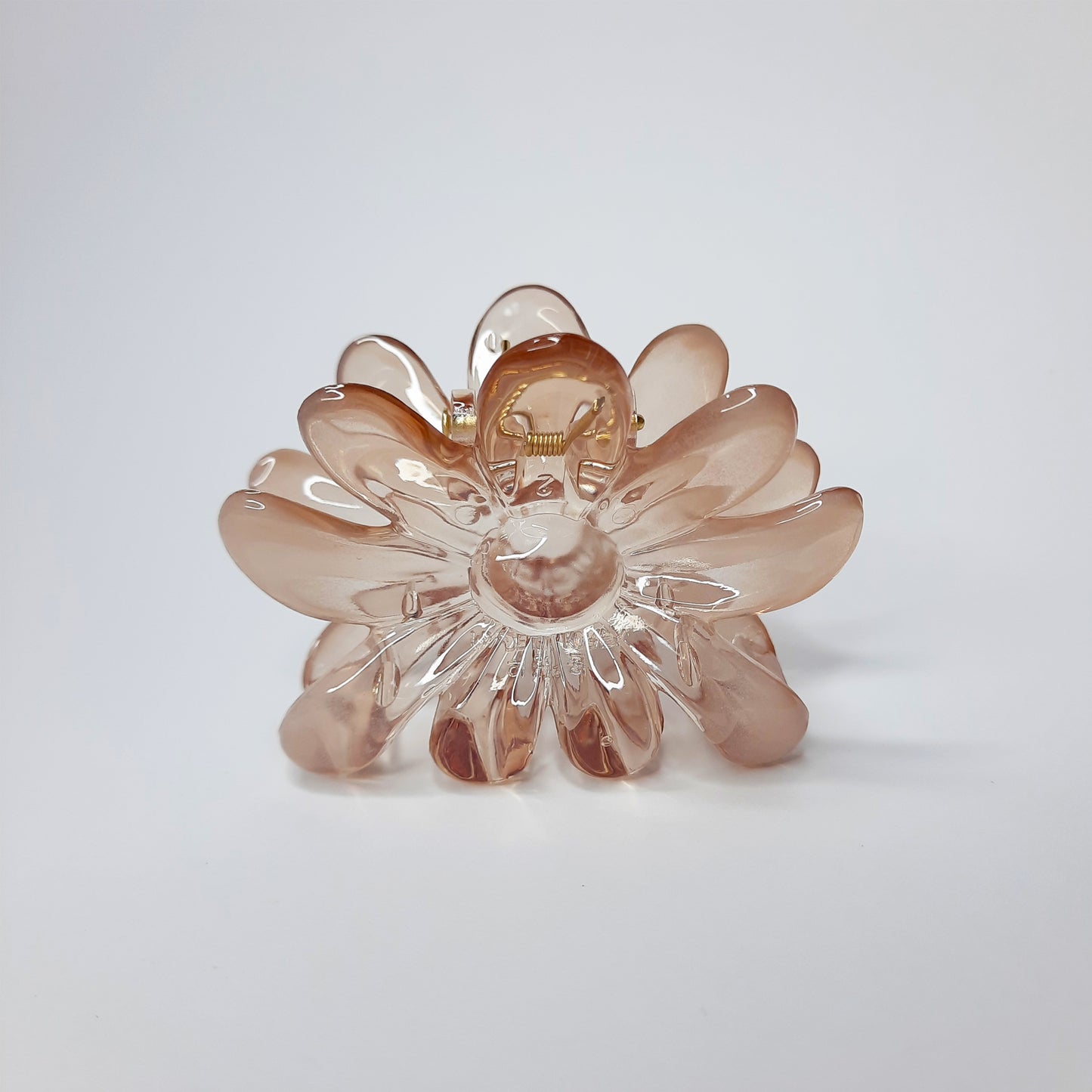 Dew Flower Translucent Claw Clip (Yellow, Pink, Brown, Blue)