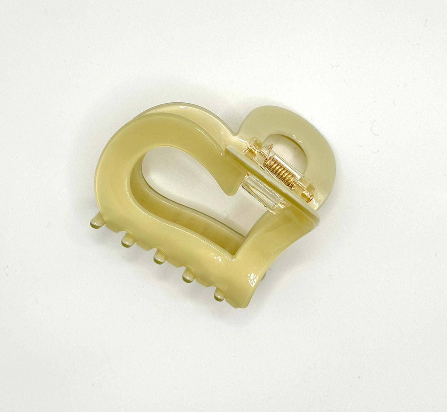 Pastel Lovely Heart Hair Claw (4 Colours)