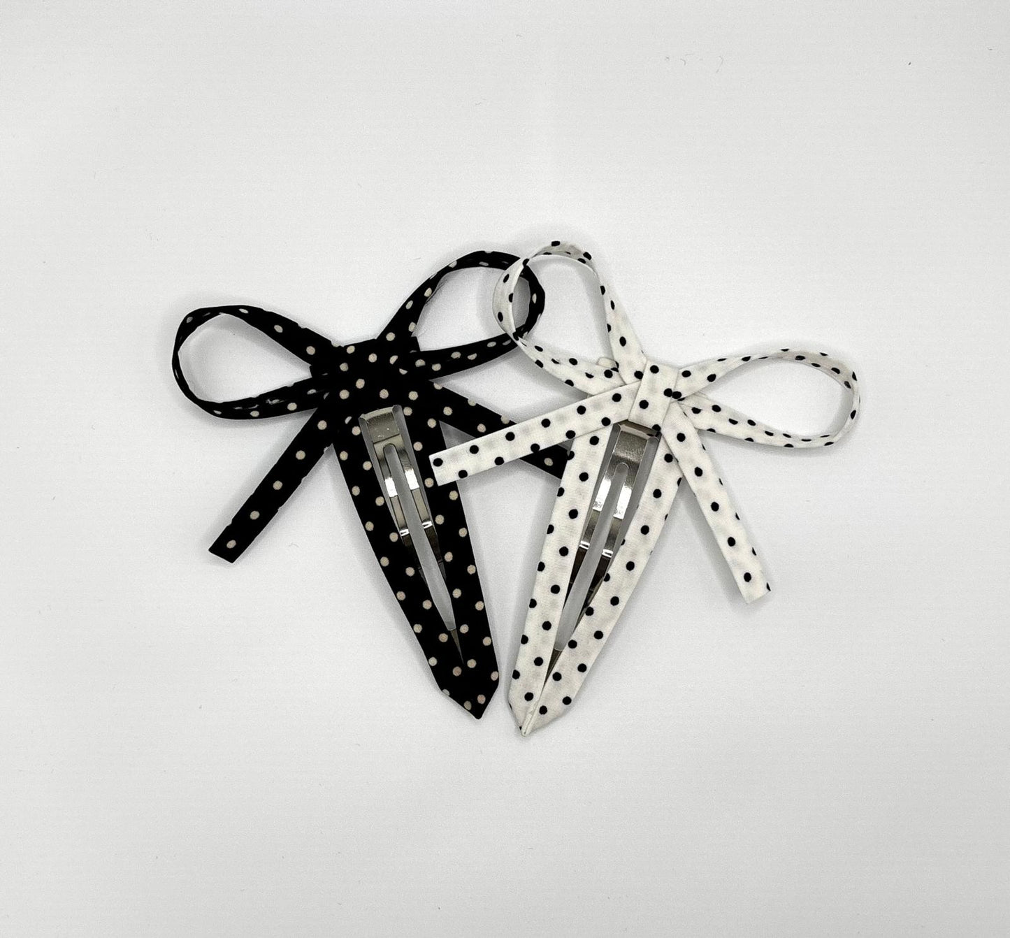 Bow Tie (Polka Dots) Hair Clip