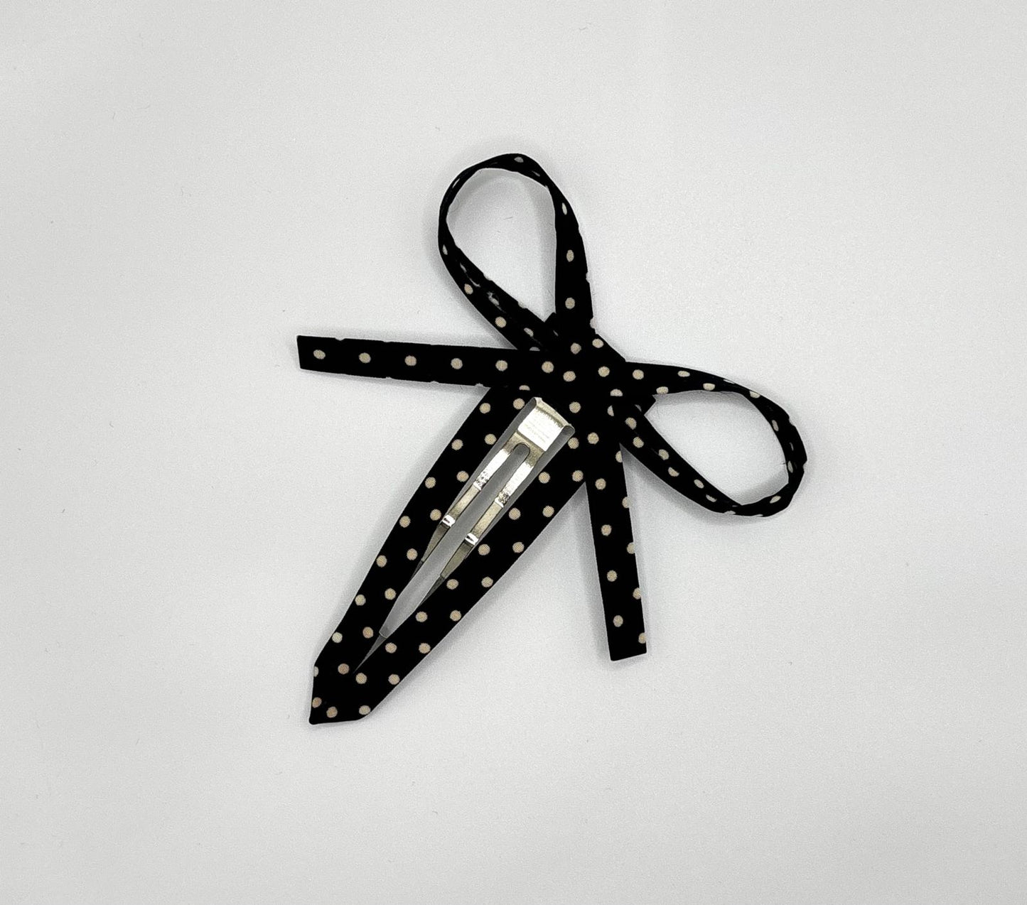 Bow Tie (Polka Dots) Hair Clip