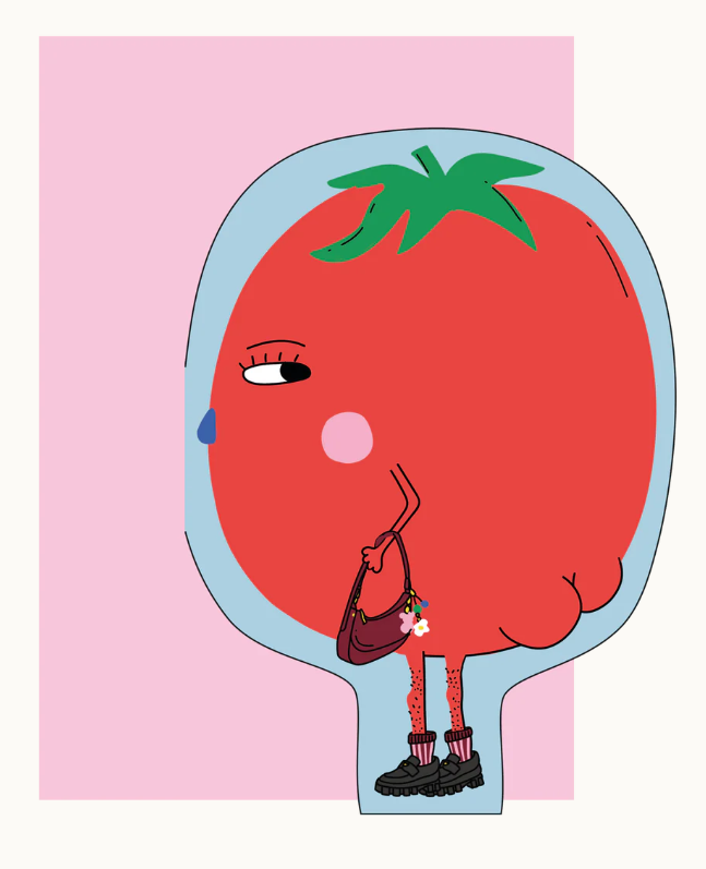 Eat the Moon Foodie Collection Greeting Card