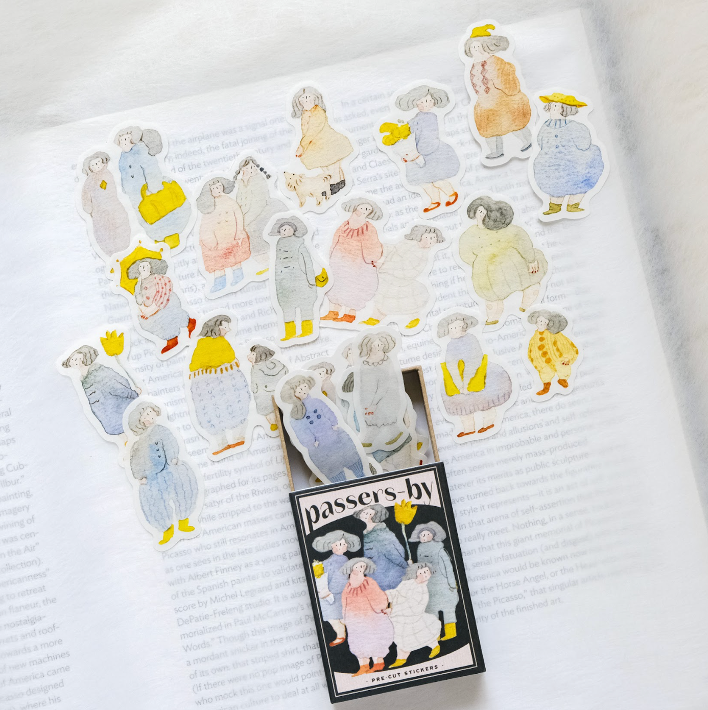 Matchbox 02 - Passers-by - Flake Stickers