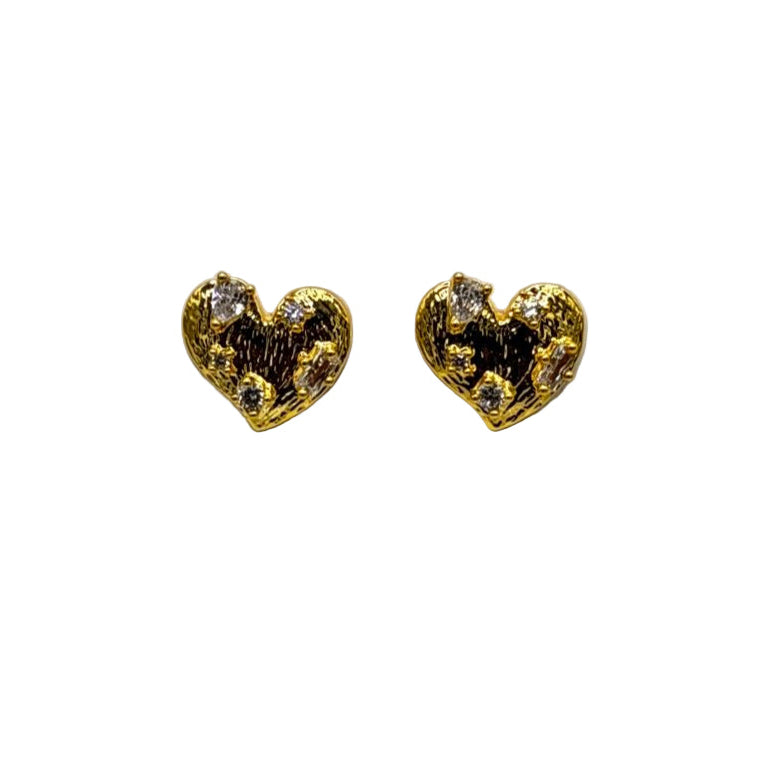 Timeless Heart Earrings (Gold & Silver)