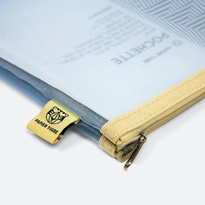 Papier Tigre - Mesh Pocket M (Light Blue)