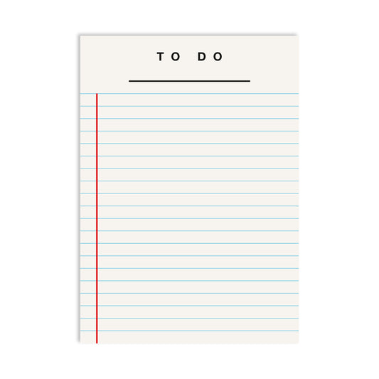 Redfries - To Do Notepad (White, Blue, Rainbow)