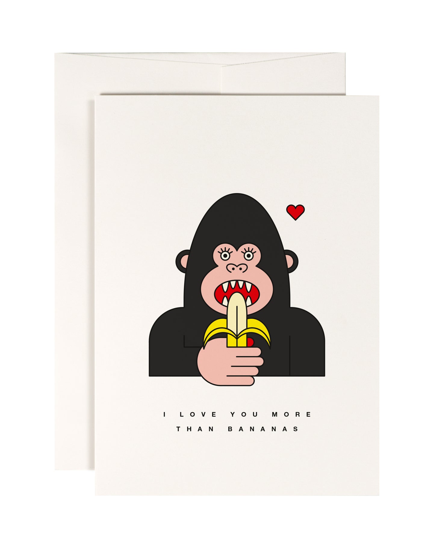 Gorilla Greeting Card