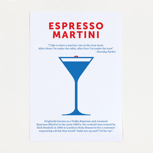 Crispin Finn - Espresso Martini Greeting Card