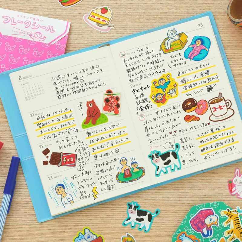 Hightide - Retro Flake Stickers