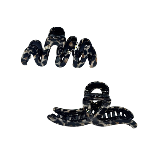 Leopard Pattern Large Claw Clip ( 4 Styles)