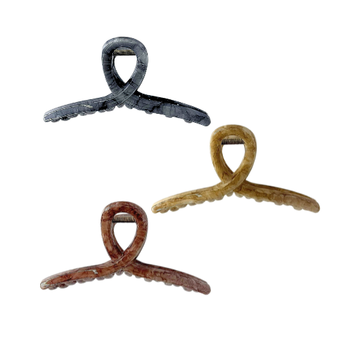 Twisted Volume Hair Claw Clips (3 Colours)