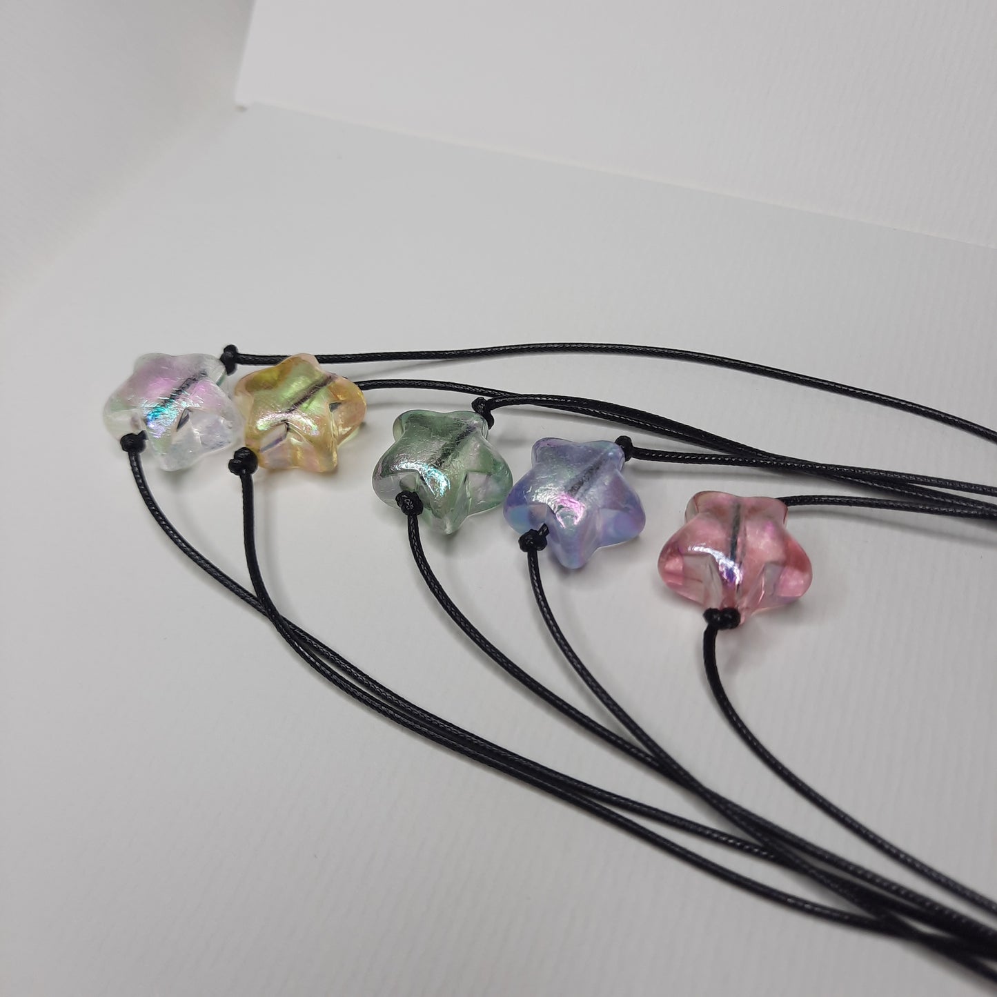 Konpeito Jelly Star Necklace (White, Yellow, Pink, Green, Lavender Blue)