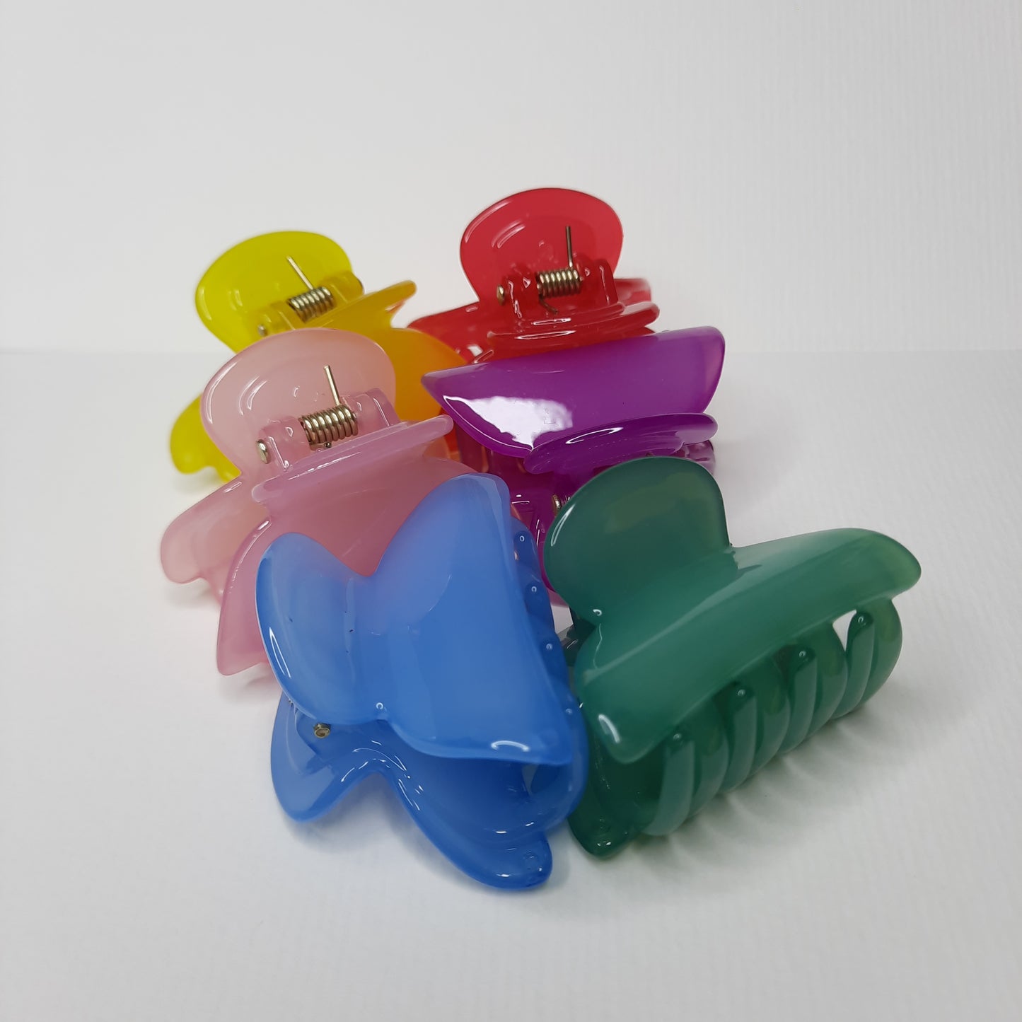 Mini Jelly Clip (Green, Blue, Purple, Fuschia, Pink, Yellow)