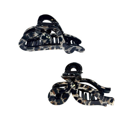 Leopard Pattern Large Claw Clip ( 4 Styles)