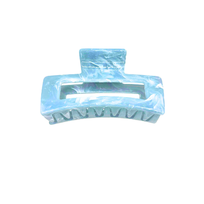 Ocean Wave Square Hair Claw Clips (3 Colours)