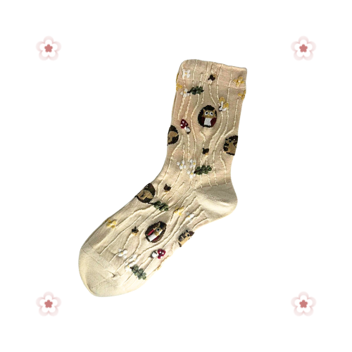 Baby Owl Cozy Socks
