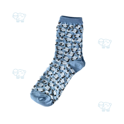 Little Sheep Socks (Pink & Baby Blue)