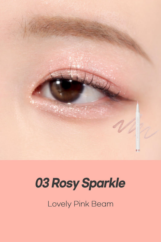 Rom&nd - Twinkle Pen Liner - 03 Rosy Sparkle