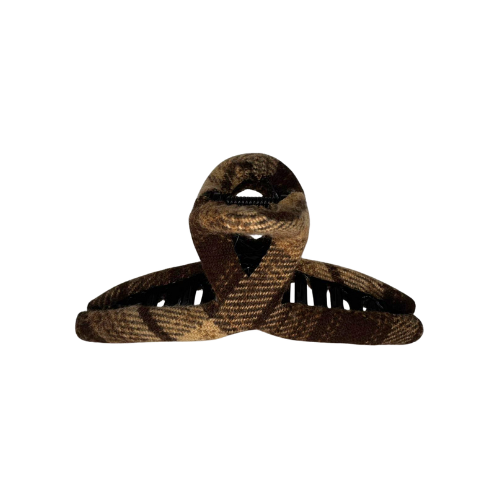 Tartan Plaid Hair Claw ( 2 Colours & 2 Styles)