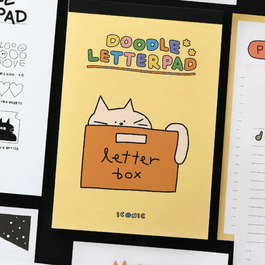 Iconic - Doodle Letter Pad - Yellow