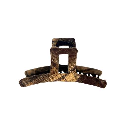 Tartan Plaid Hair Claw ( 2 Colours & 2 Styles)