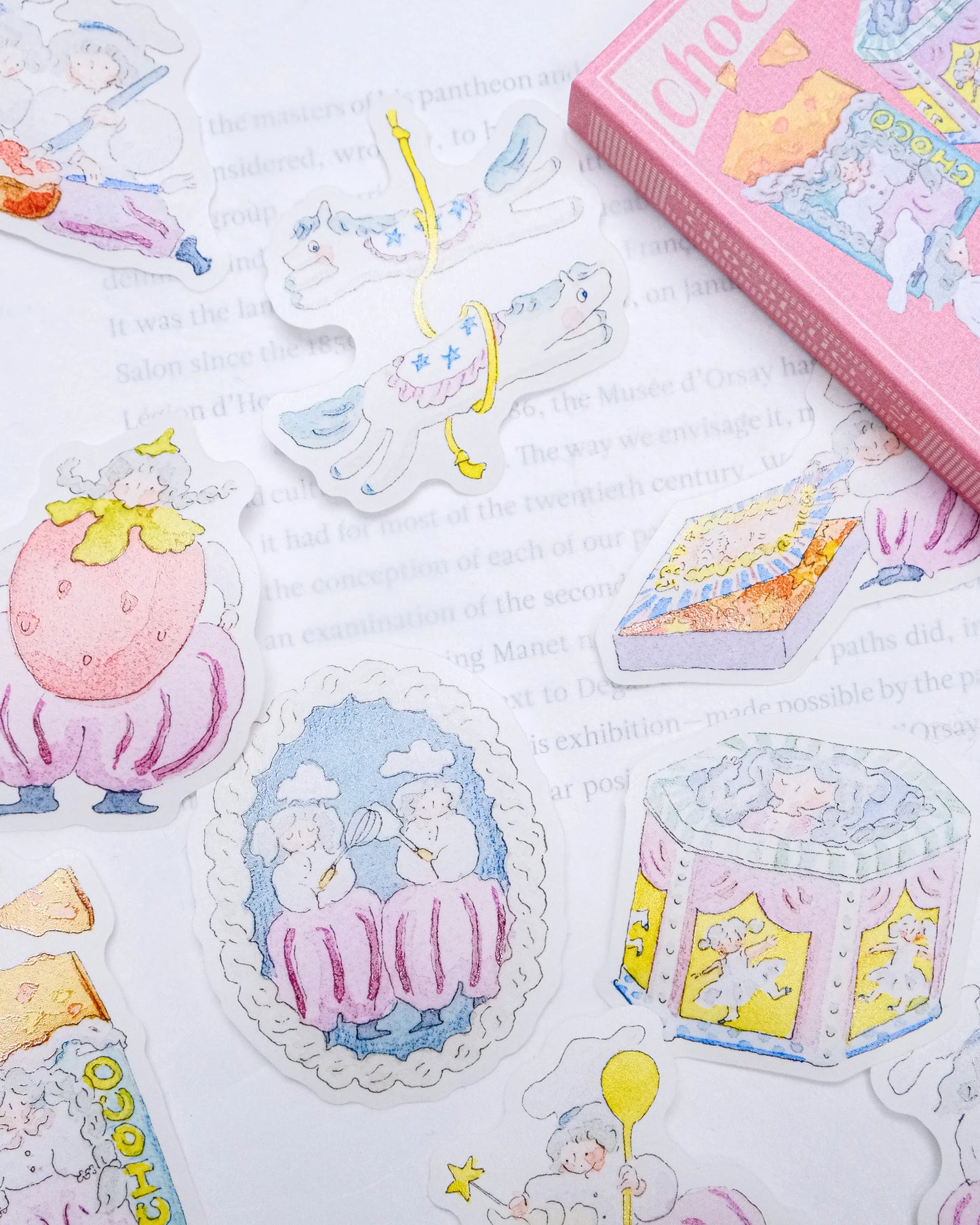 Matchbox 12 - Chocolatier - Flake Stickers