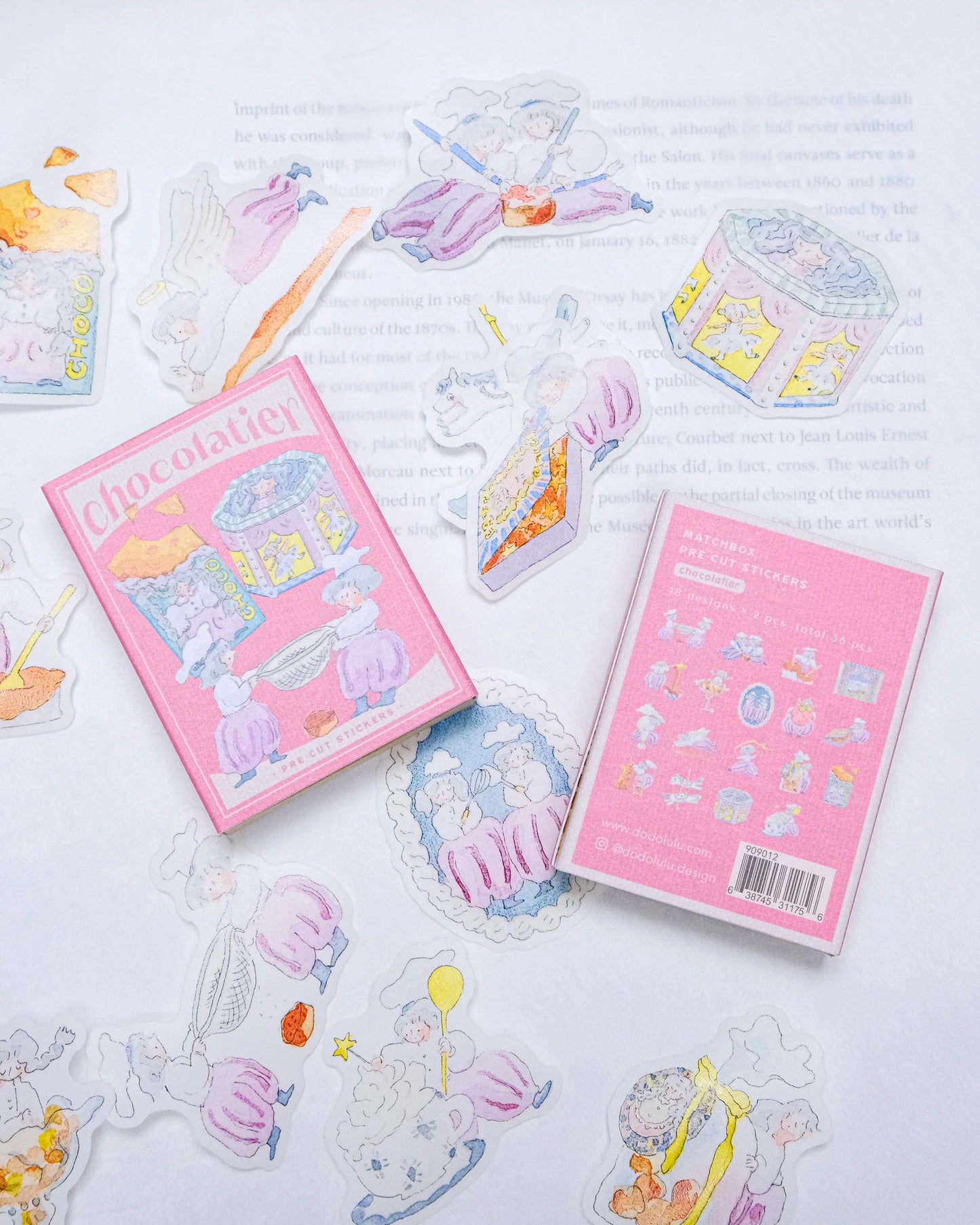 Matchbox 12 - Chocolatier - Flake Stickers