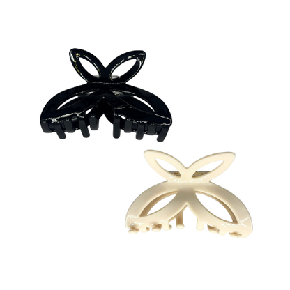 Butterfly hair claw clip, Korean style soft-girl hair accessory.