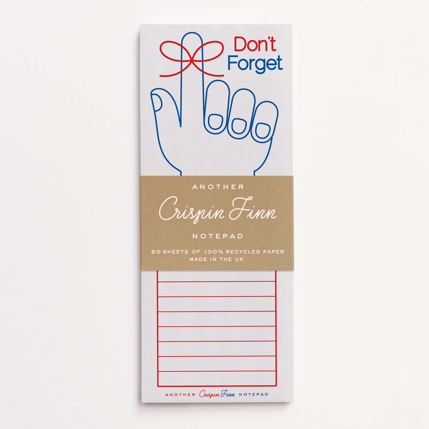 Crispin Finn - Don't Forget Note Pad