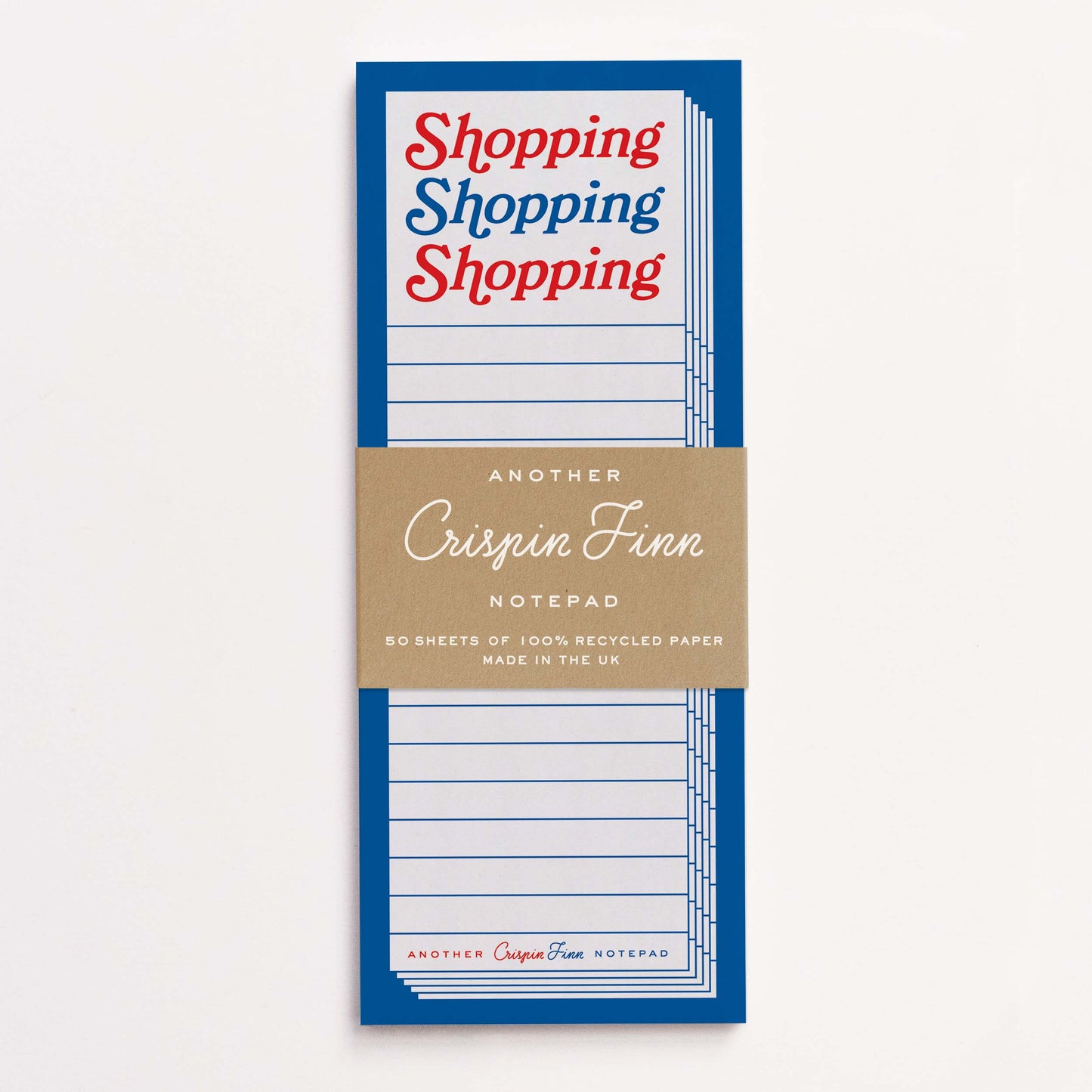 Crispin Finn - Shopping Note Pad