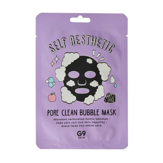 G9 Skin - Self Aesthetic Pore Clean Bubble Sheet Mask Korean Sheet Mask AIGOO