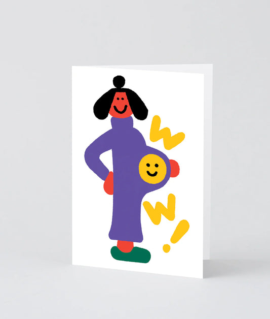 Wow!- New baby Card