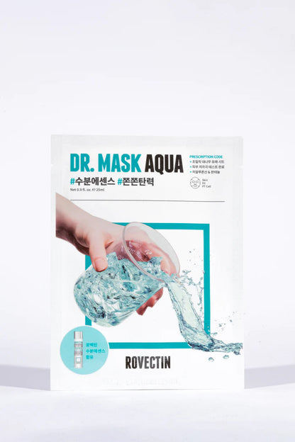Rovectin - Skin Essentials Dr. Mask Sheet Mask (Cica, Aqua) Korean Sheet Mask AIGOO