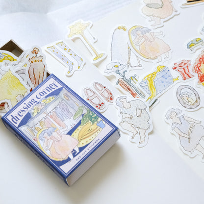 Matchbox 01 - Dressing Corner - Flake Stickers
