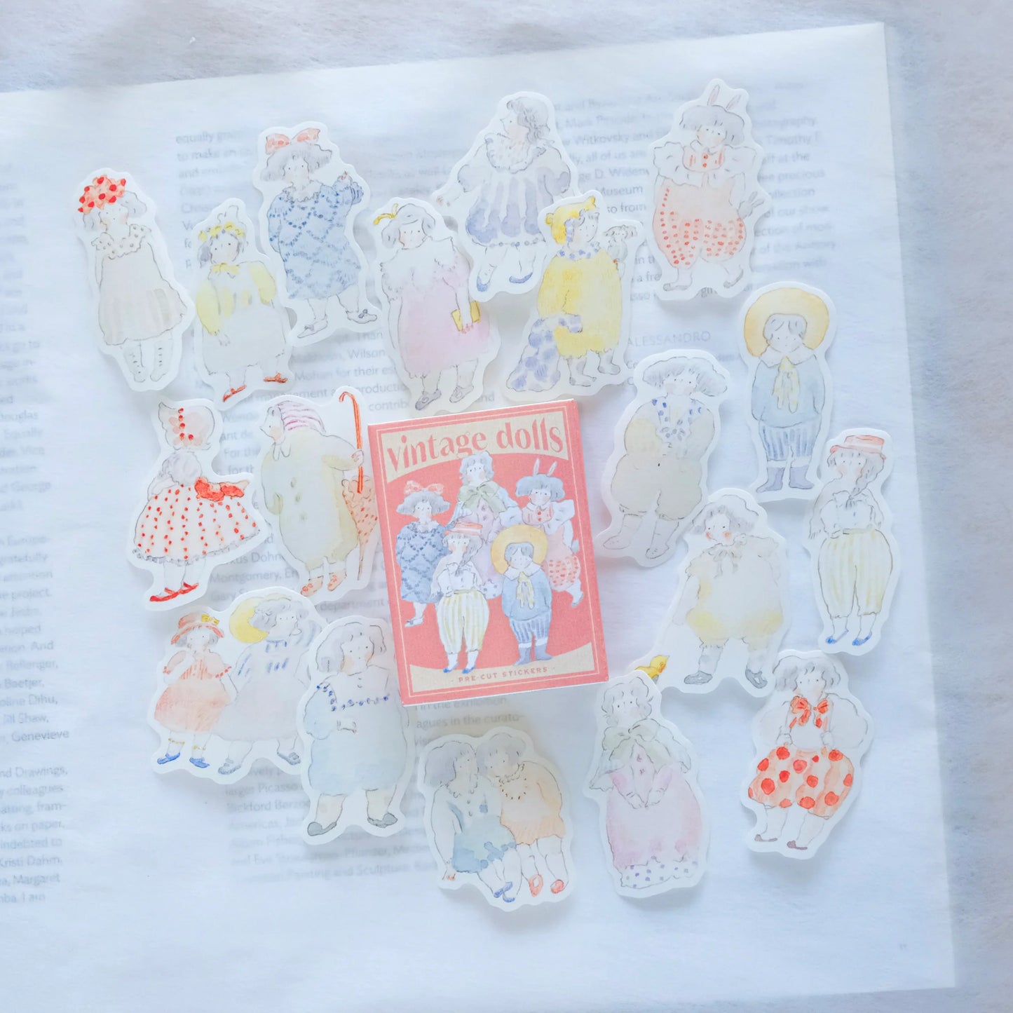 Matchbox 08 - Vintage Dolls - Flake Stickers