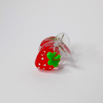Fruity Drop Hair Clip (Strawberry, Cherry, Carrot, Pineapple, Peach, Grape)