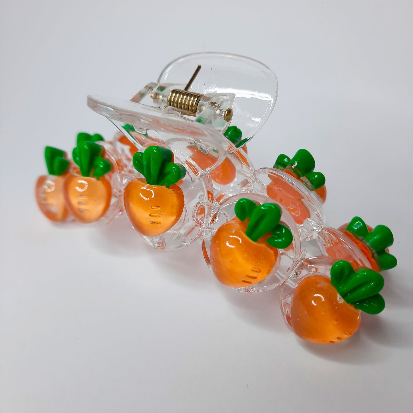Fruity Drop Claw Clip (Strawberry, Carrot, Pineapple, Peach, Grape)