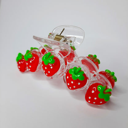 Fruity Drop Claw Clip (Strawberry, Carrot, Pineapple, Peach, Grape)