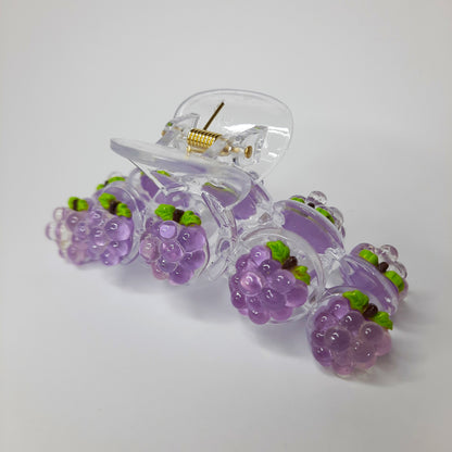 Fruity Drop Claw Clip (Strawberry, Carrot, Pineapple, Peach, Grape)