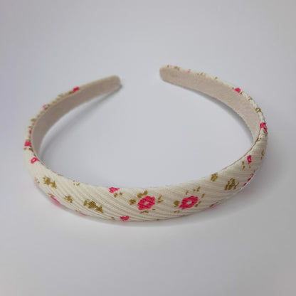Spring Print Hairband (Yellow, Black, Blue, Pink)