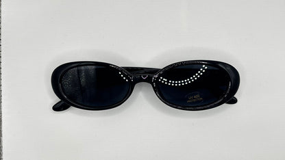 Cat-Tilt Oval Sunglasses