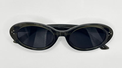 Cat-Eye Oval Sunglasses