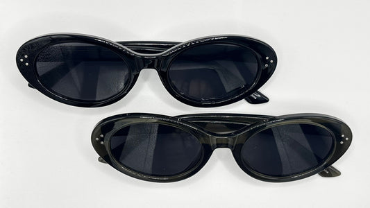 Cat-Eye Oval Sunglasses